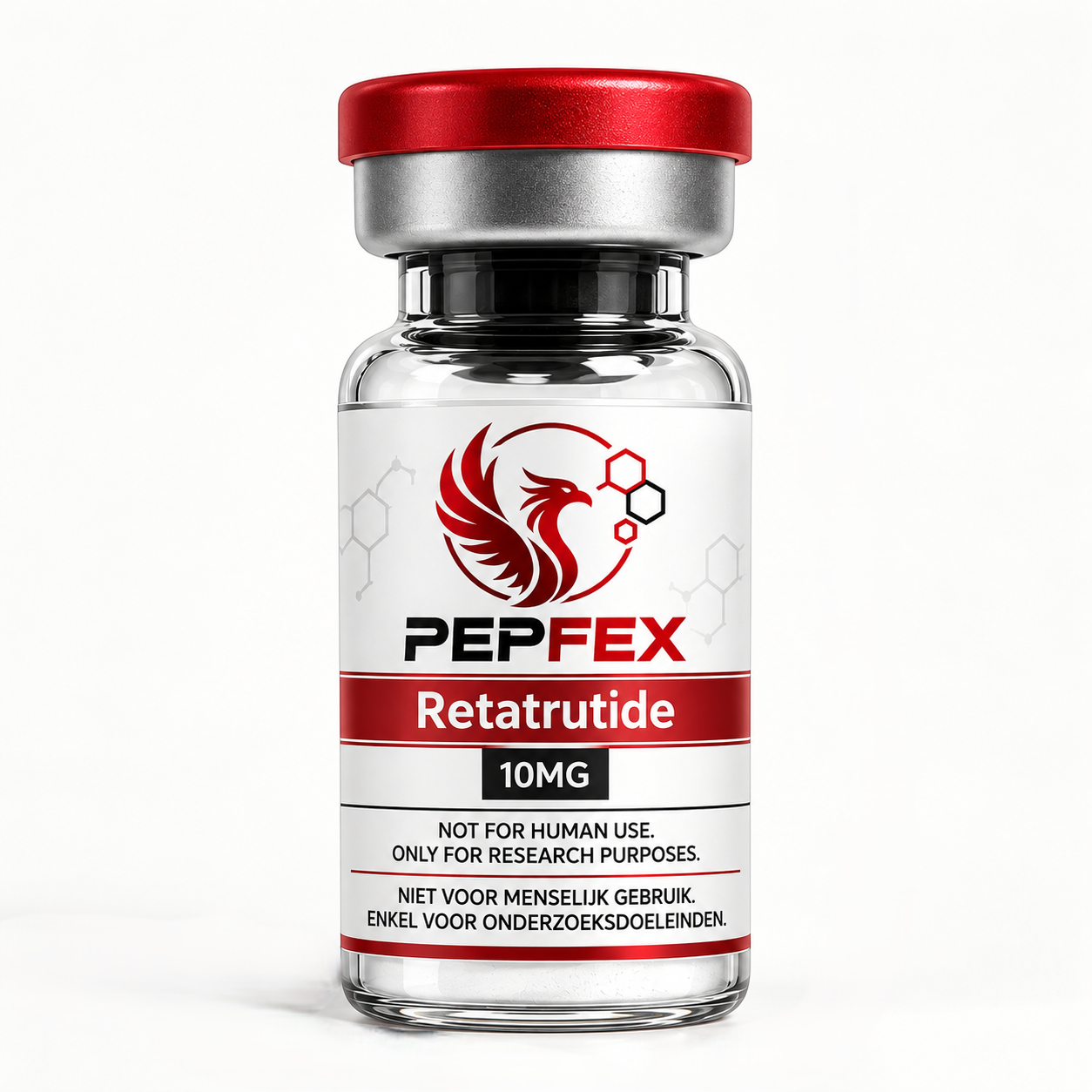 Pepfex Retatrutide 10 mg referentiemateriaal